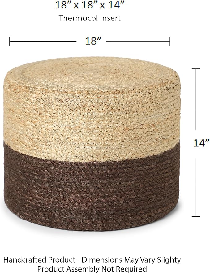 Cylinder Half & Half Natural Acorn