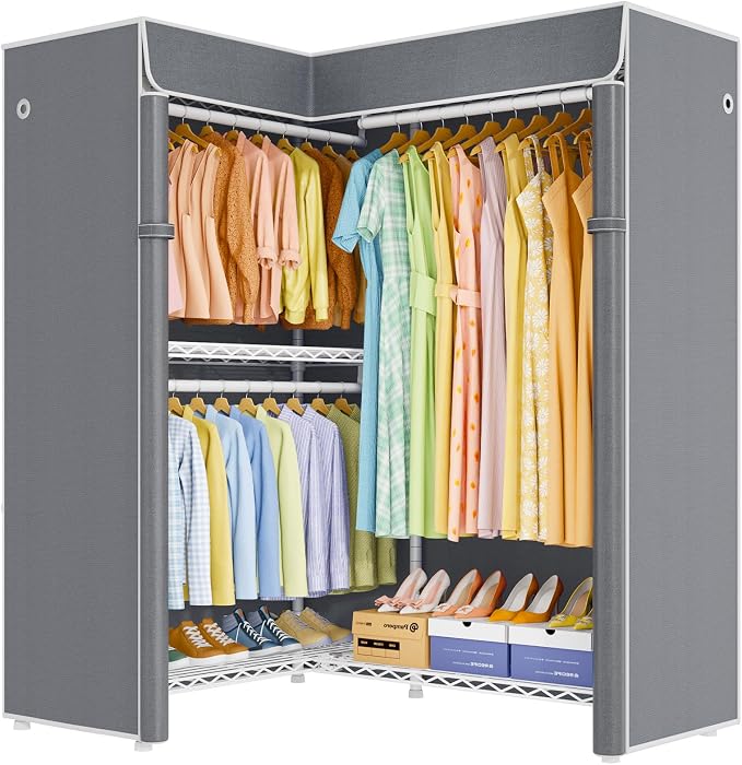 White Rack with Grey Cover