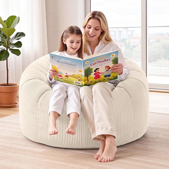 Beige-no Ottoman