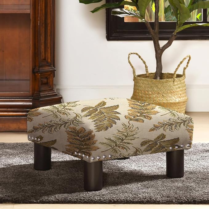 Tan Floral Jacquard