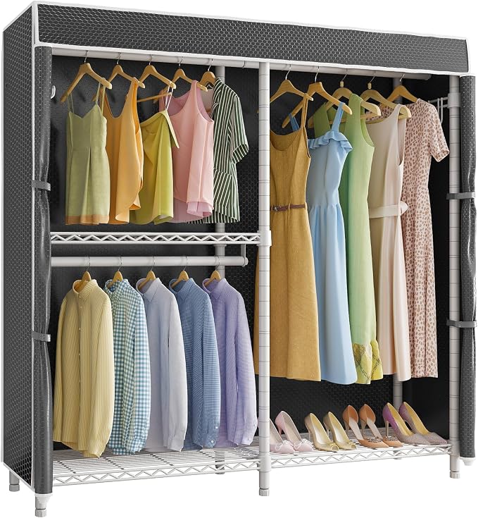 White Rack with Black Cover