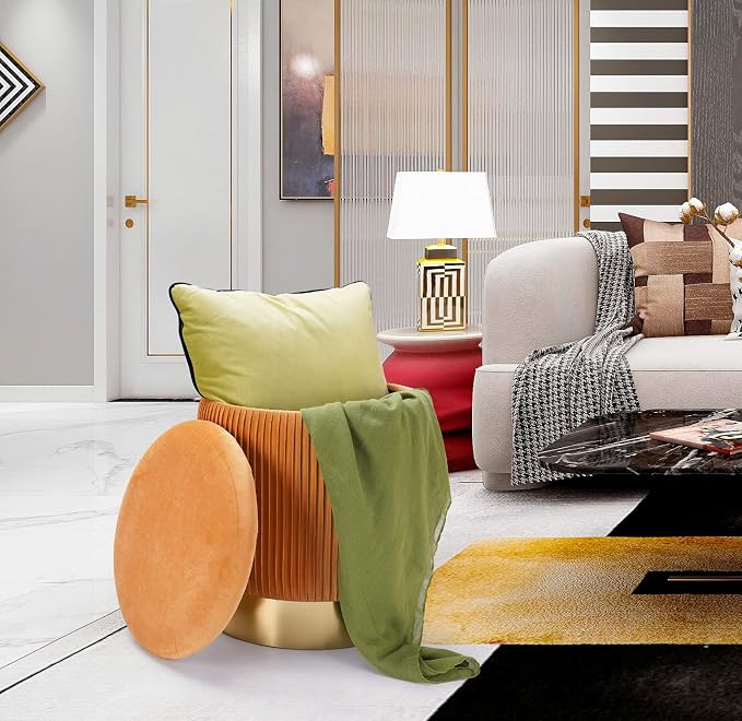 Pleated-yellow