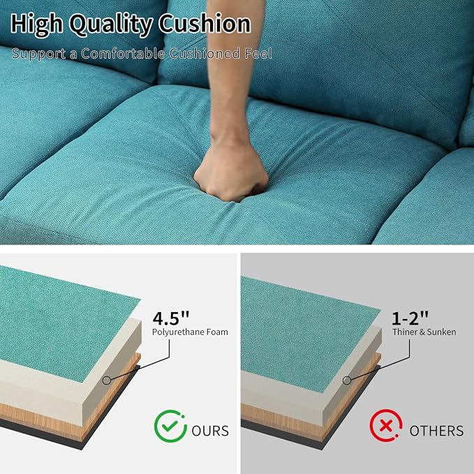 Blue Aqua Linen