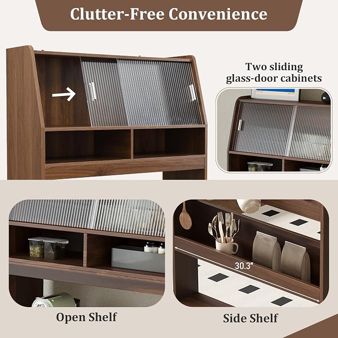 Walnut+ Mdf+farmhouse