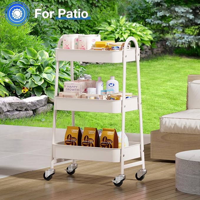 3 Tiers White