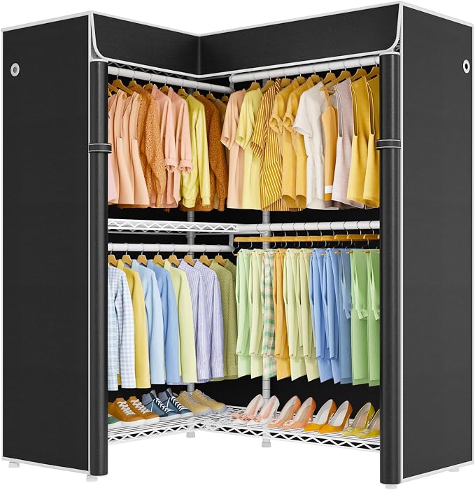 White Rack with Black Cover