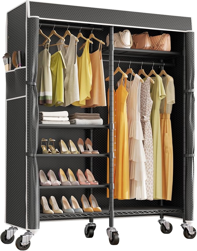 Black Rack with Black Cover