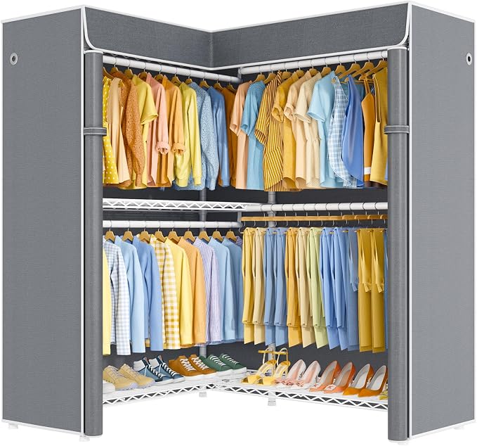 White Rack with Grey Cover