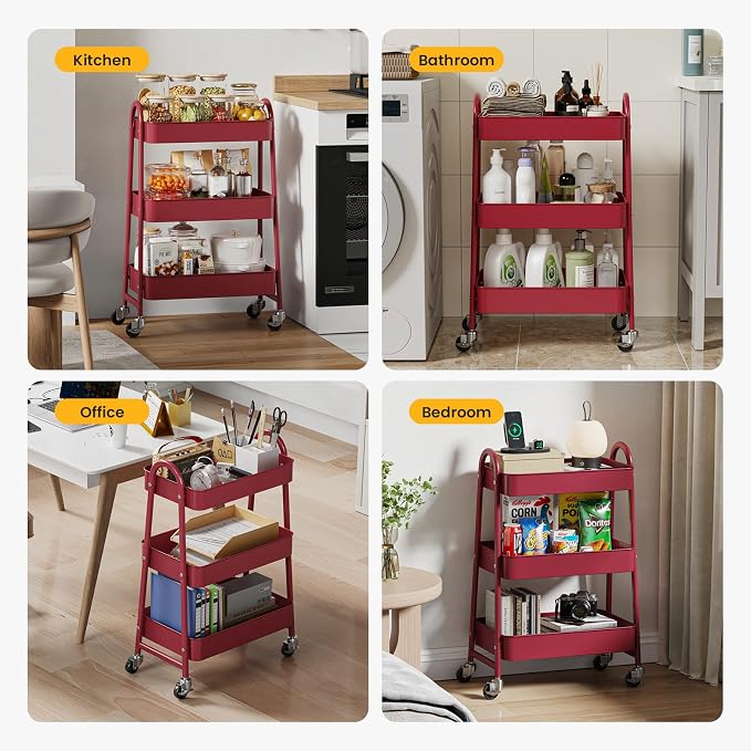 3 Tiers Red