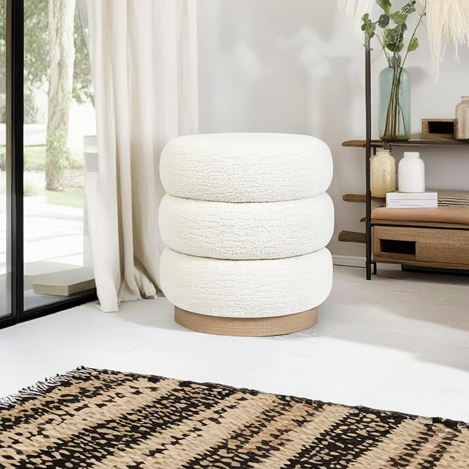 White-3 Tiers Velvet