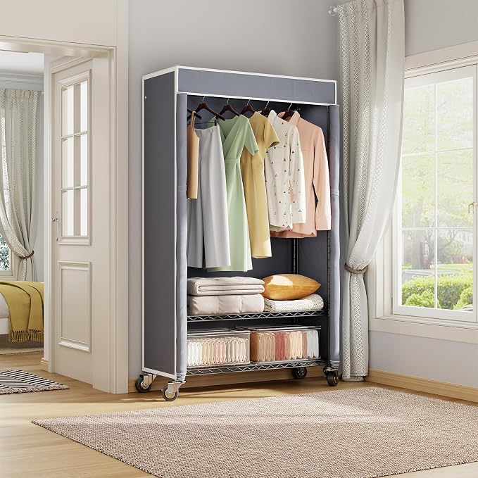 Black Rack with Grey Cover