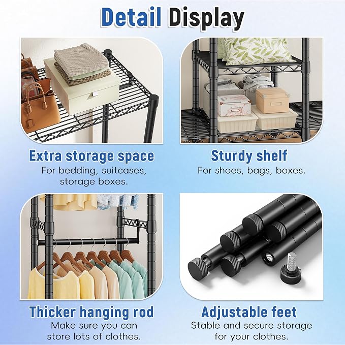 Black Clothes Rack