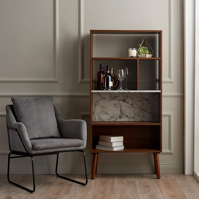 Marble/Walnut