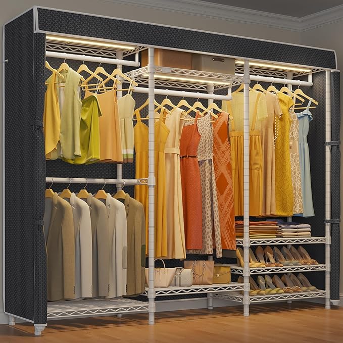 White Rack With Black Cover