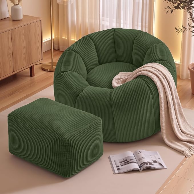 Green-with Ottoman