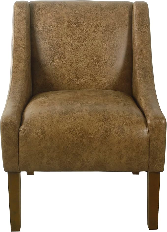 Distressed Brown Faux Leather