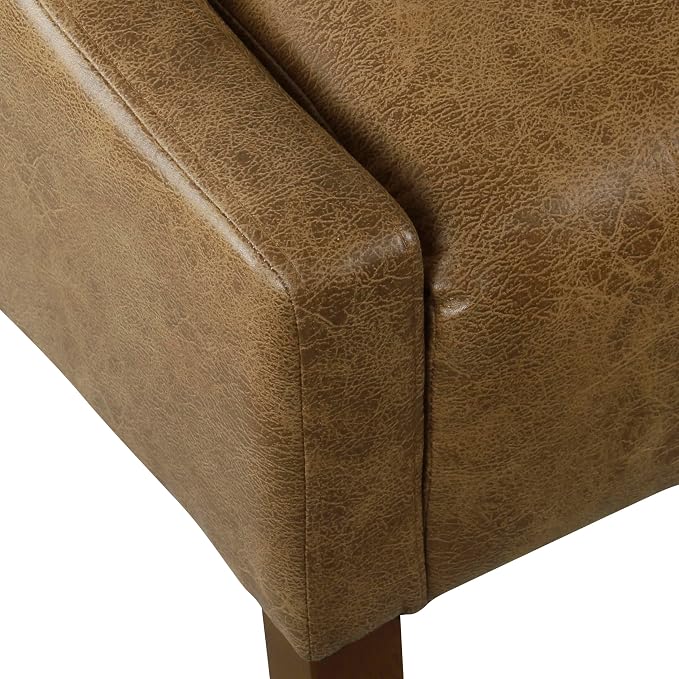 Distressed Brown Faux Leather