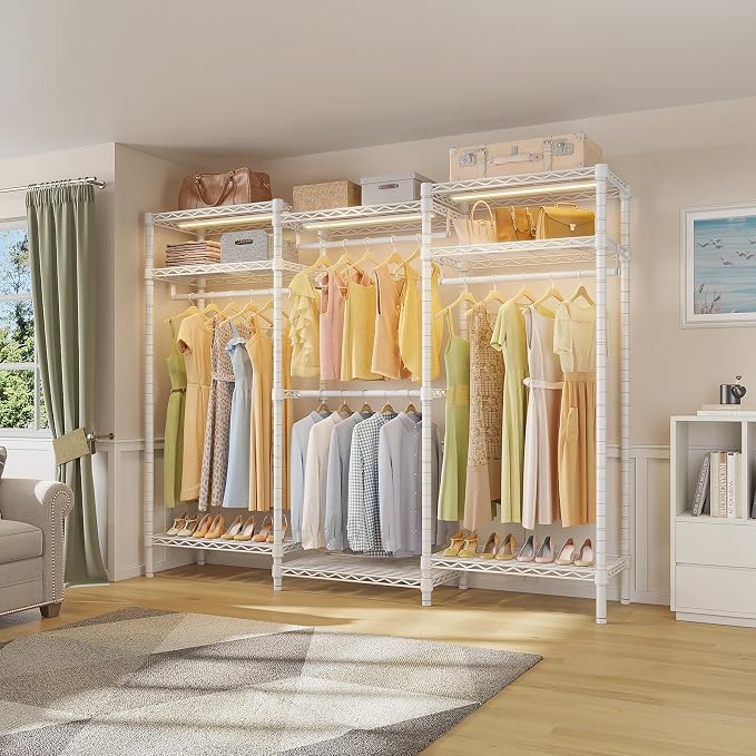 White Rack with Warm White Light