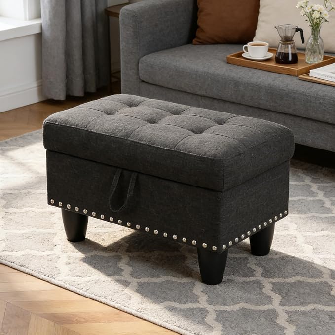 Charcoal Black-linen