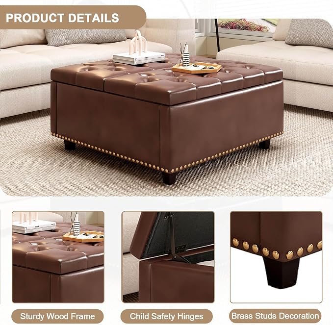 Brown Faux Leather