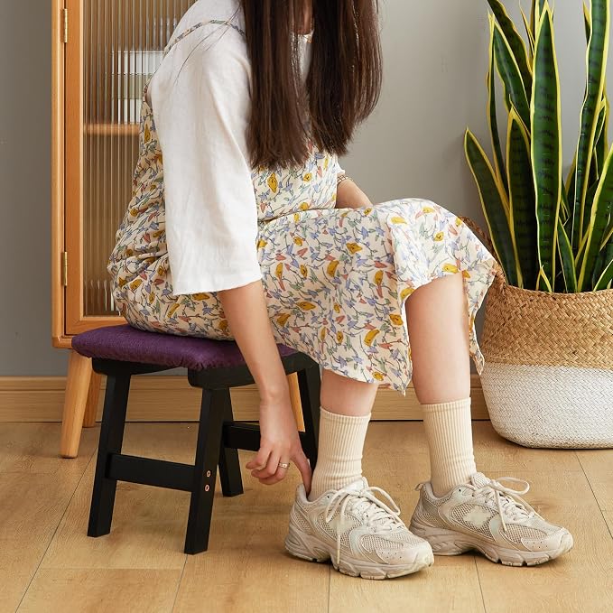 Black Legs - Purple Stool Surface
