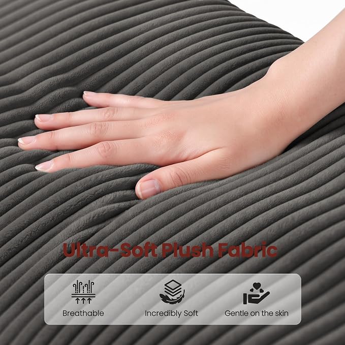 Grey-with Ottoman