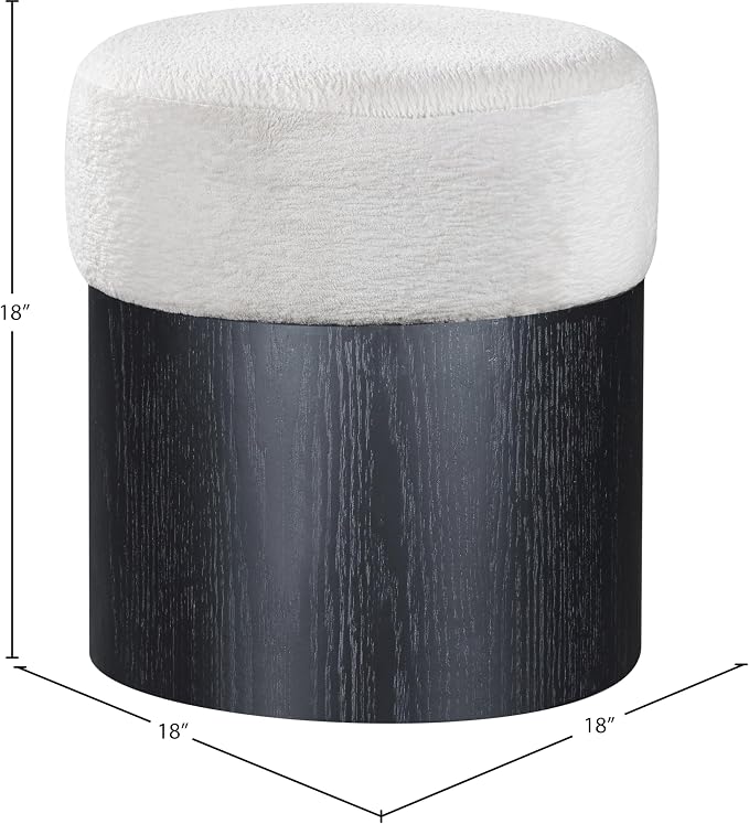 Cream / Black Finish