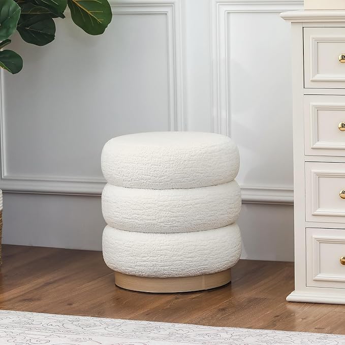 White-3 Tiers Velvet