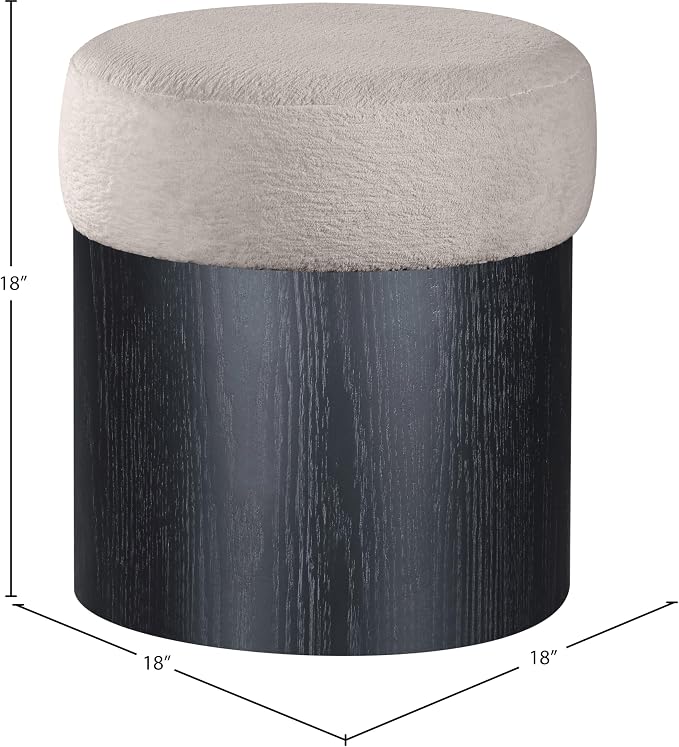 Beige / Black Finish