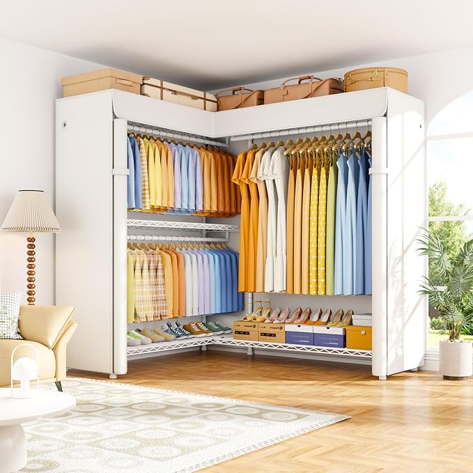 White Rack with White Cover