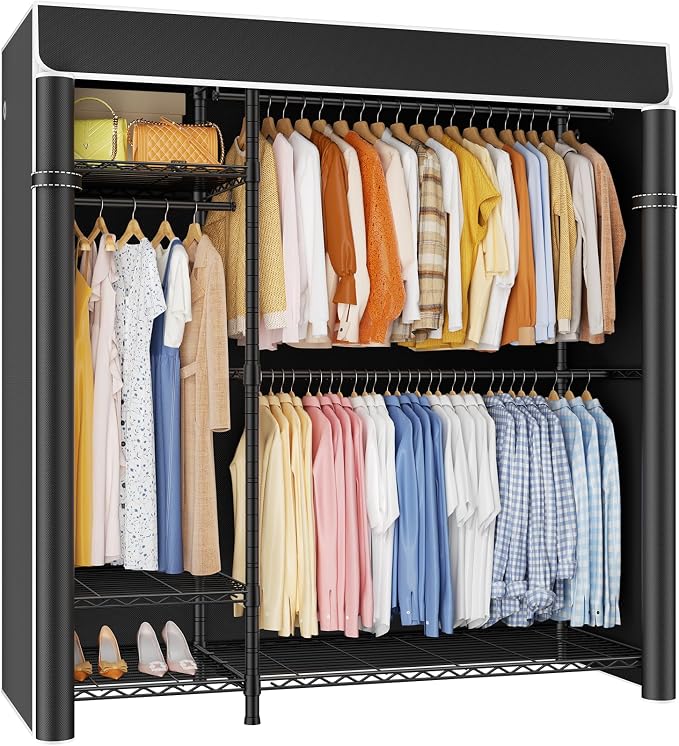 Black Rack With Black Cover