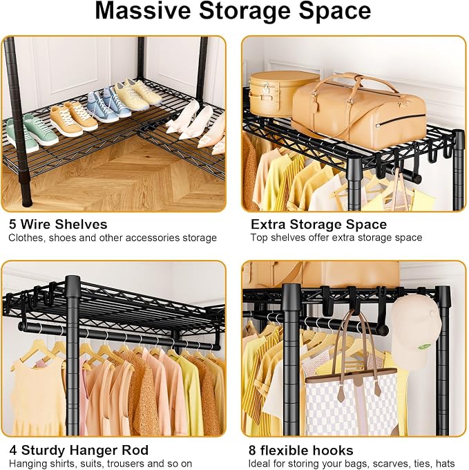 Black Rack with Grey Cover