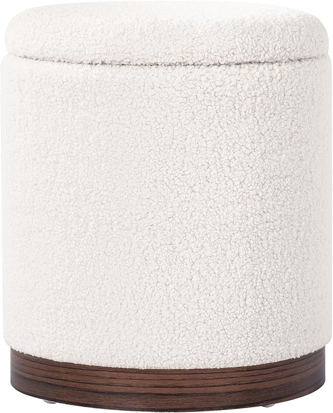 White With Walnut Color Trim