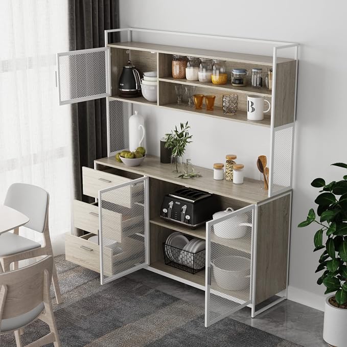 Beige With 3 Drawers