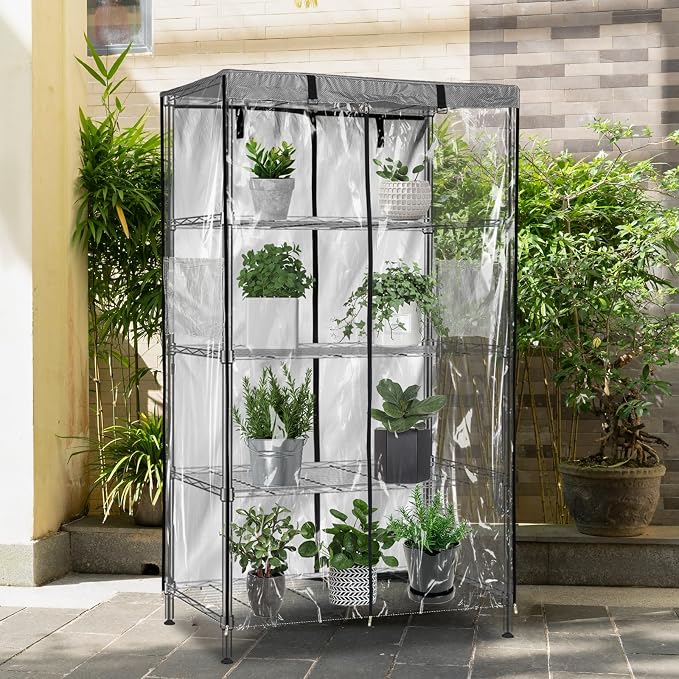 Grey With Three Side Clear Pvc Panel