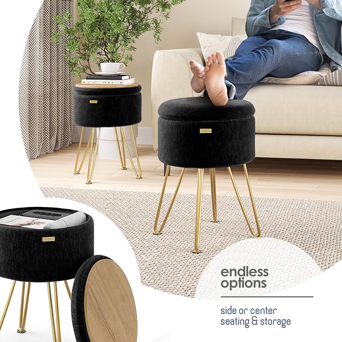 Black/Gold Legs