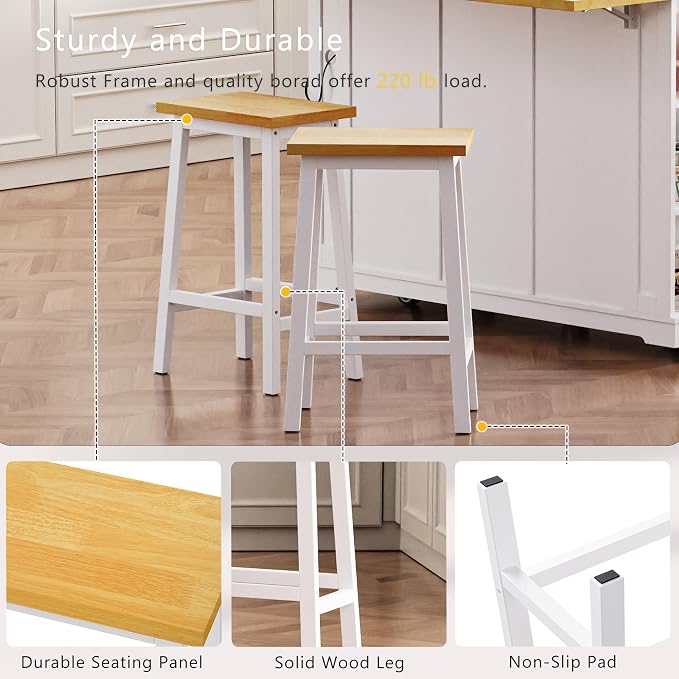 White Set With 2 Bar Tools