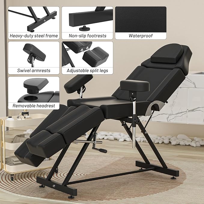 Black Tattoo Chair 0033