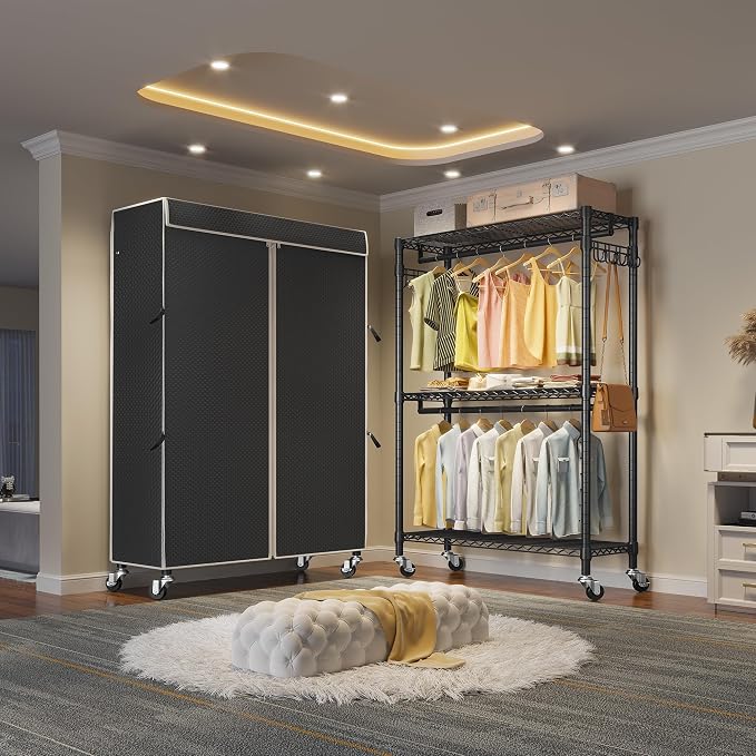 Black Rack with Black Cover