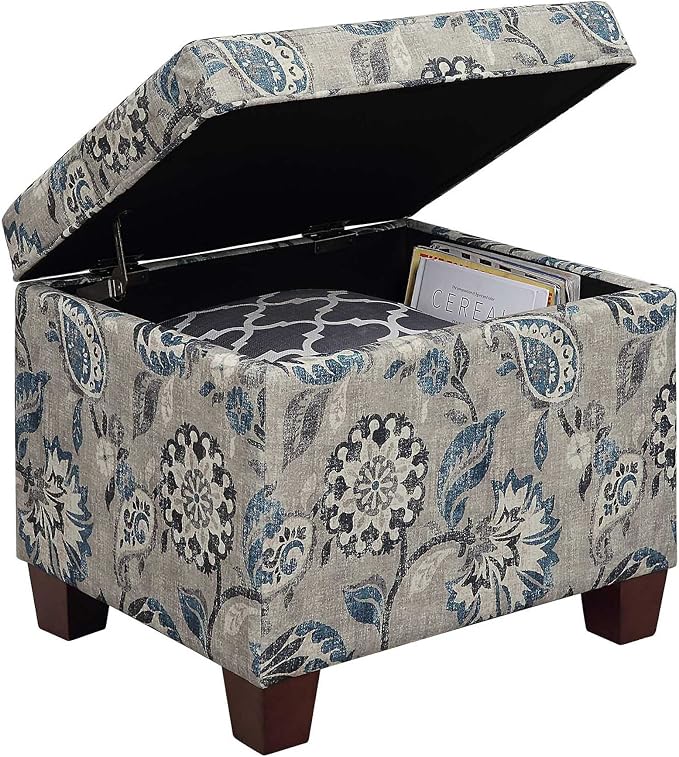Gray Flora Fabric