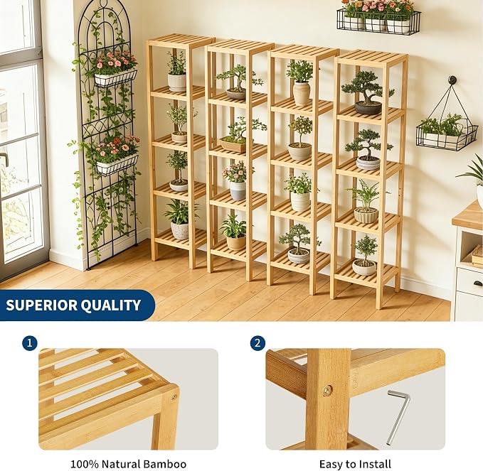 5 Tier-wood