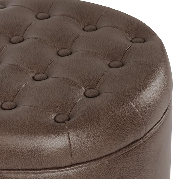 Brown Faux Leather