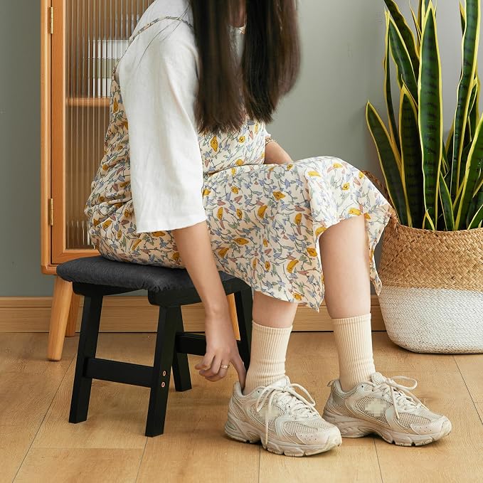 Black Legs - Gray Stool Surface