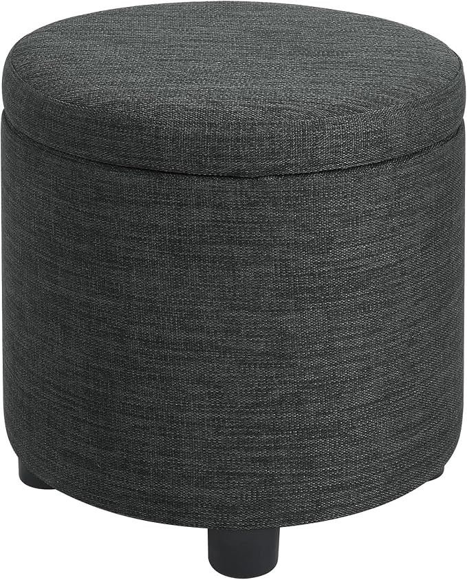 Dark Charcoal Gray Fabric