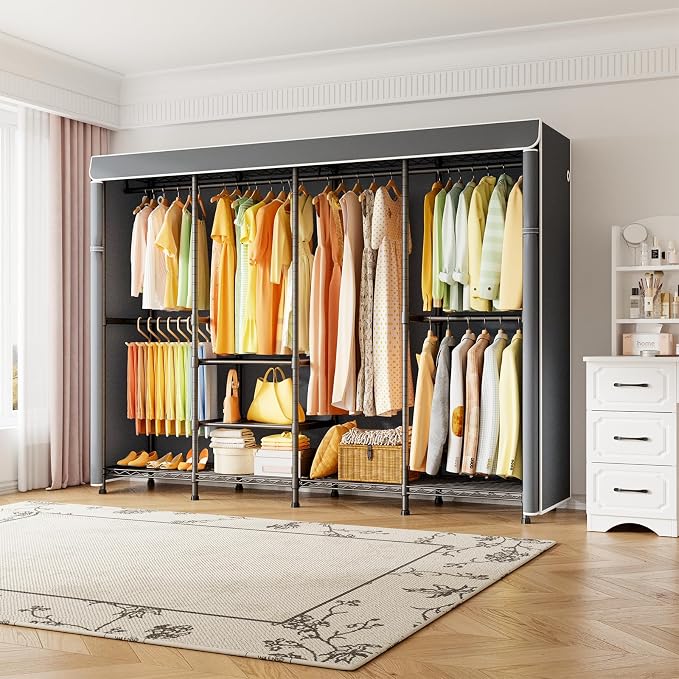 Black Rack with Gray Cover