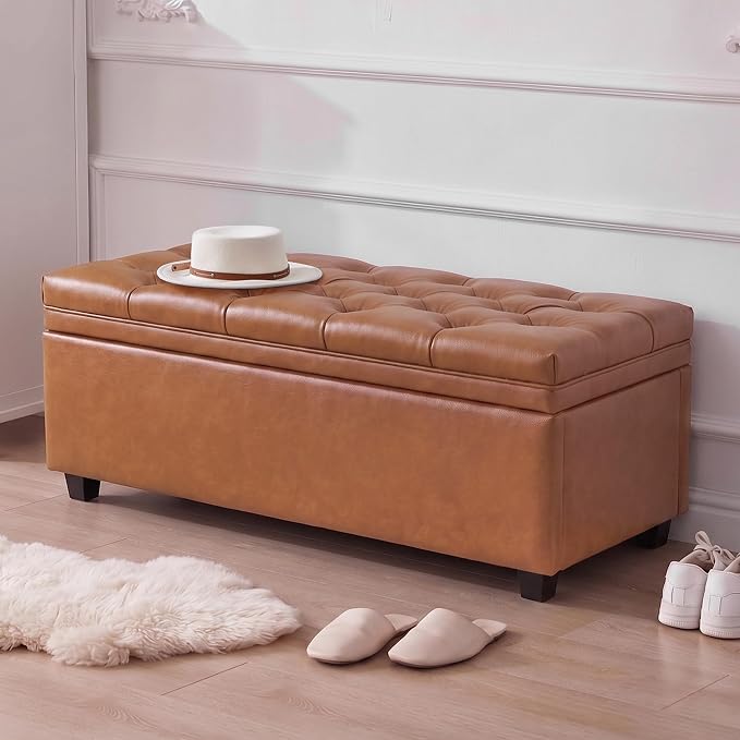 Faux Leather Brown