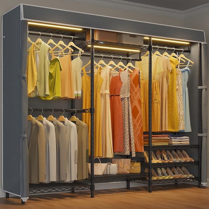 Black Rack With Grey Cover