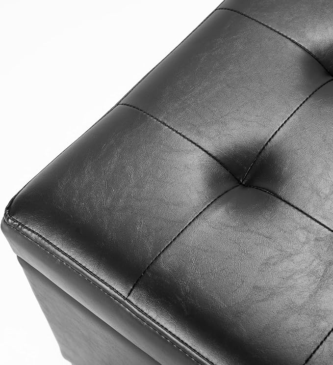 Style2 Faux Leather Black