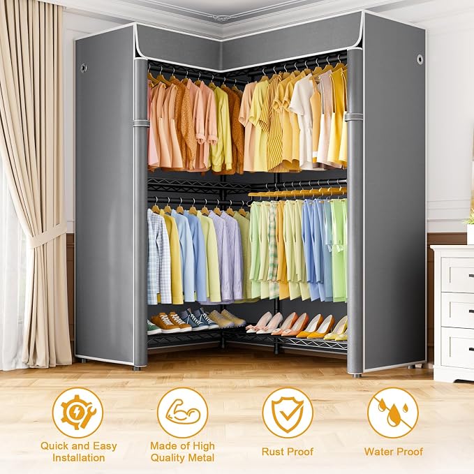 Black Rack with Grey Cover