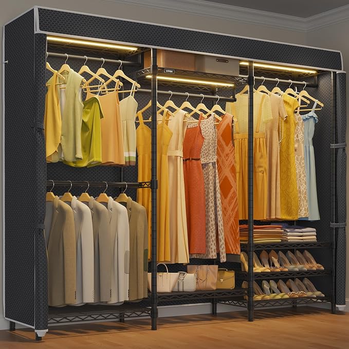 Black Rack With Black Cover